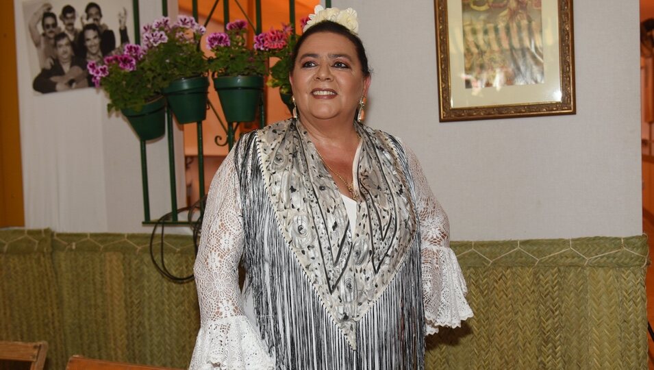 María del Monte en la Feria de Abril de Sevilla 2023