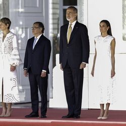 Los Reyes Felipe y Letizia con el Presidente de Colombia y su esposa por su Visita de Estado a España