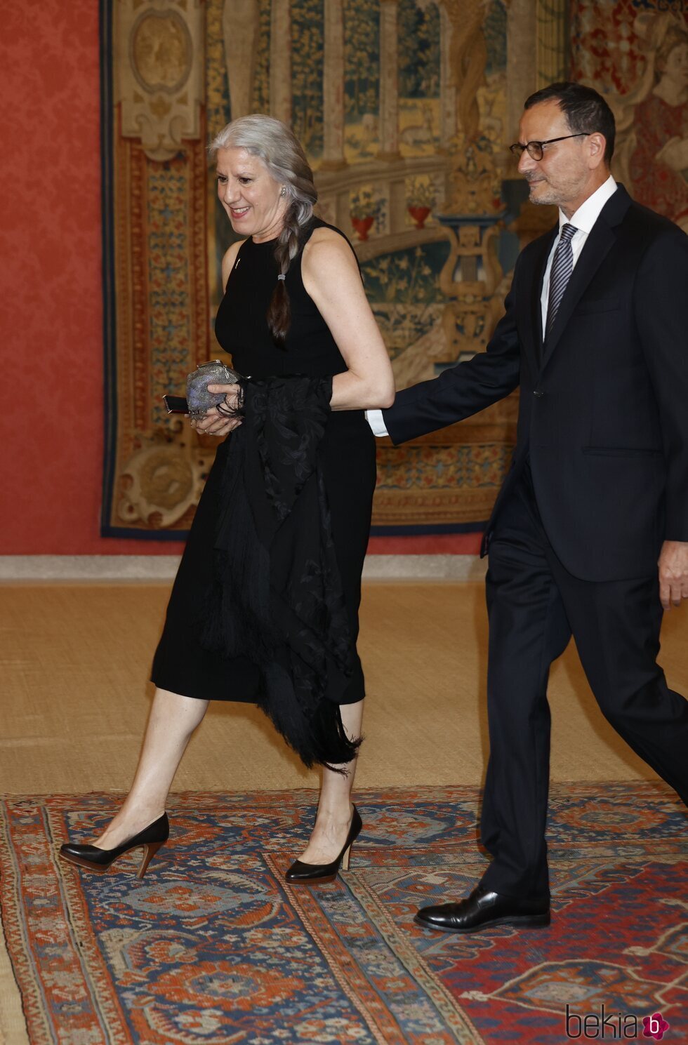 María Pagés y Larbi El-Harti en la recepción del Presidente de Colombia a los Reyes de España