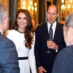 El Príncipe Guillermo y Kate Middleton en el almuerzo a los Gobernadores y Primeros Ministros de los Reinos antes de la coronación