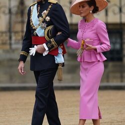 El Rey Felipe y la Reina Letizia en la Coronación de Carlos III