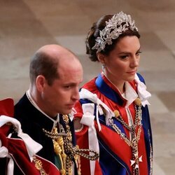 El Príncipe Guillermo y Kate Middleton en la Coronación de Carlos III