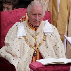 El Rey Carlos III durante la Coronación