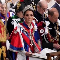 Kate Middleton durante la Coronación de Carlos III