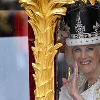 La Reina Camilla tras ser coronada como Reina consorte de Inglaterra