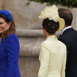 Carole Middleton llegando a la Coronación de Carlos III