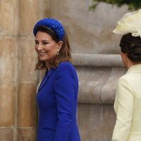 Carole Middleton llegando a la Coronación de Carlos III