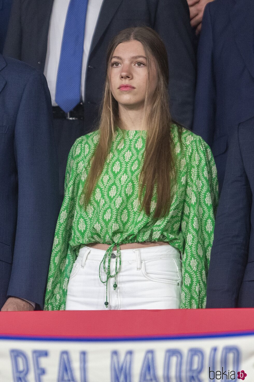 La Infanta Sofía en la final de la Copa del Rey 2023