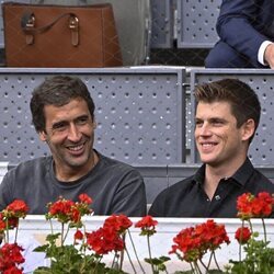Raúl González y Miguel Bernardeau en el Mutua Madrid Open 2023
