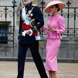 Los Reyes Felipe y Letizia en el Servicio de la Coronación de Carlos III