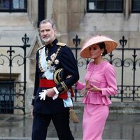 Los Reyes Felipe y Letizia en el Servicio de la Coronación de Carlos III
