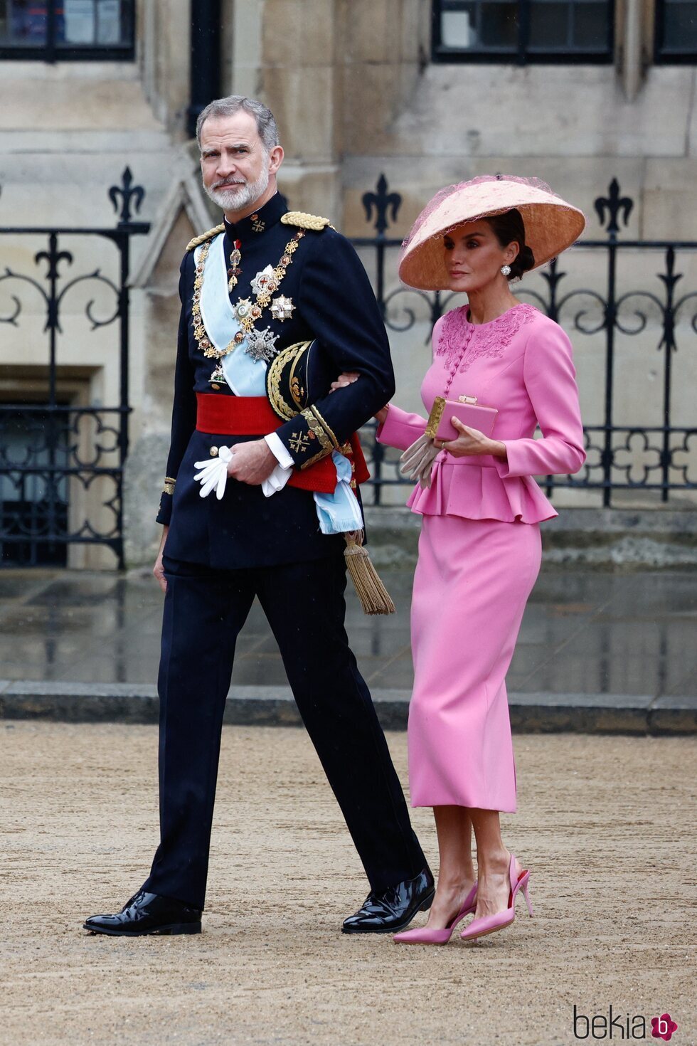 Los Reyes Felipe y Letizia en el Servicio de la Coronación de Carlos III