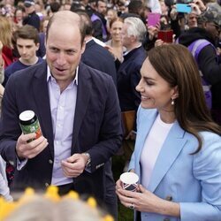 El Príncipe Guillermo y Kate Middleton en The Big Lunch por la Coronación
