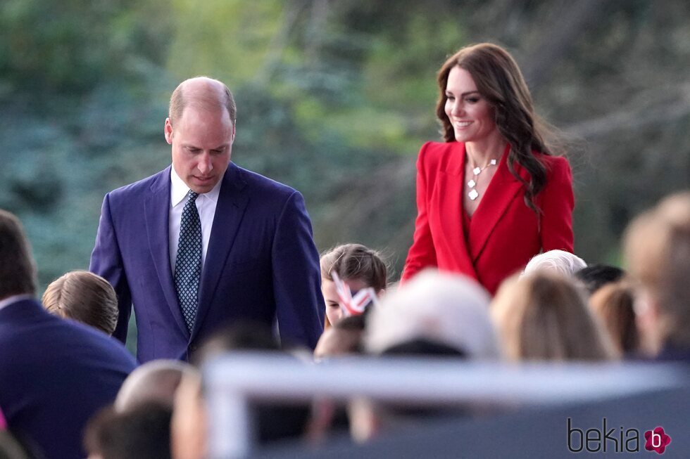 El Príncipe Guillermo y Kate Middleton en el Concierto de la Coronación