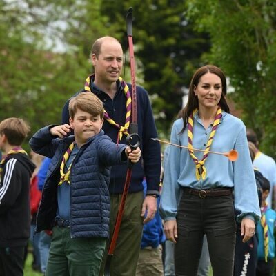 Los Príncipes de Gales y sus hijos, voluntarios por la Coronación