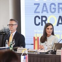 La Reina Letizia y la Primera Dama de Croacia en el Congreso sobre Prevención de la Obesidad Infantil