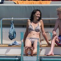 Ernesto de Hannover y Claudia Stilianopoulos en un barco en Ibiza