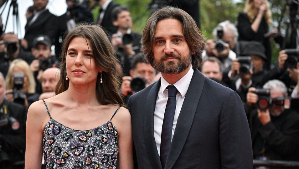 Carlota Casiraghi y Dimitri Rassam en el estreno de 'Killers Of The Flower Moon' en el Festival de Cannes 2023