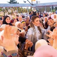 Rania de Jordania en la fiesta de henna de Rajwa