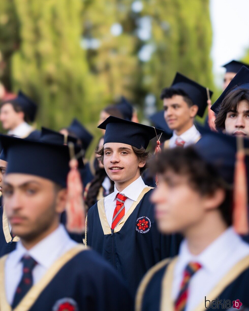 Hashem de Jordania en su graduación en la King's Academy