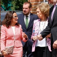 Paloma Rocasolano y la Reina Sofía en la Confirmación de la Infanta Sofía