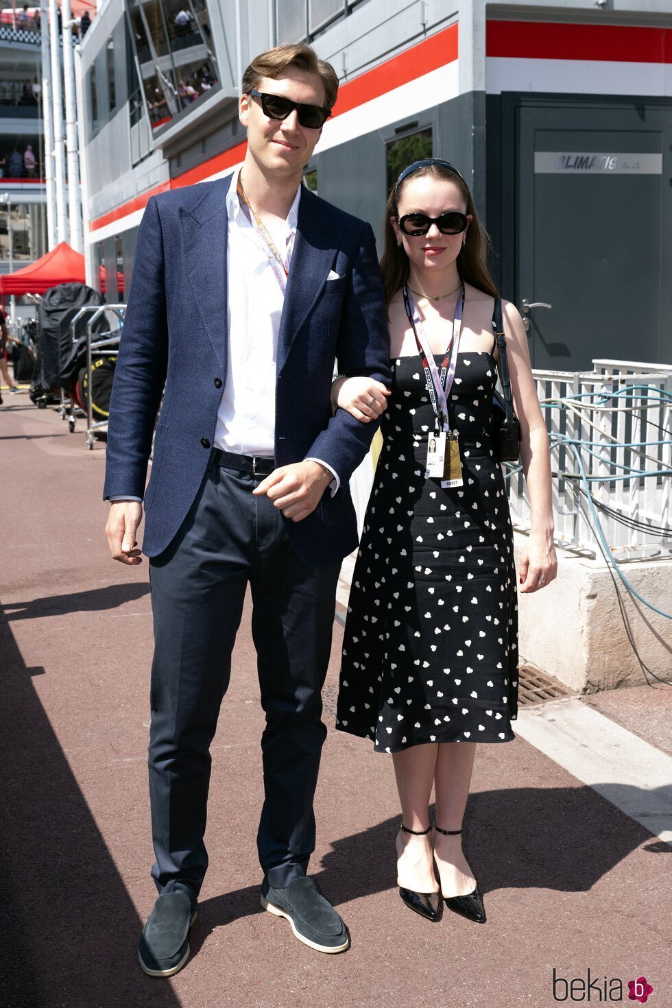 Alexandra de Hannover y Ben Sylvester Strautmann en el Gran Premio de Mónaco 2023