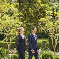 Alois y Sophie de Liechtenstein en la boda de Hussein y Rajwa de Jordania