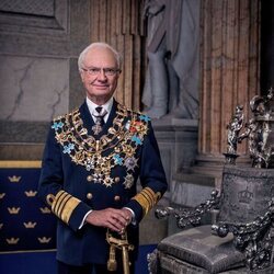 Foto oficial del Rey Carlos Gustavo de Suecia por su 50 aniversario de reinado