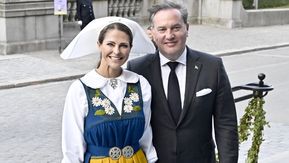 Magdalena de Suecia y Chris O'Neill en el Día Nacional de Suecia 2023