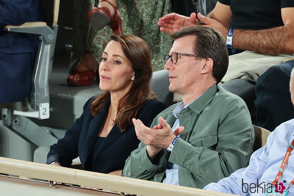 Joaquín y Marie de Dinamarca en Roland Garros 2023