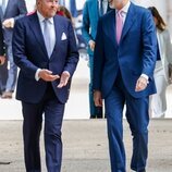 El Rey Felipe VI y Guillermo Alejandro de Holanda, muy cómplices en el almuerzo por el aniversario de relaciones diplomáticas entre Países Bajos y España
