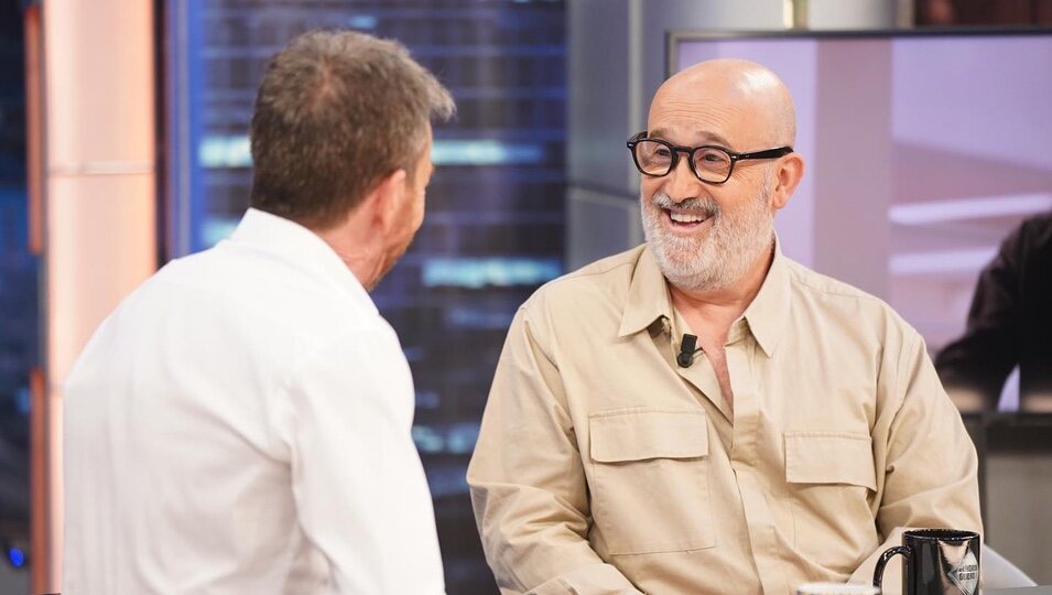 Javier Cámara hablando con Pablo Motos en 'El Hormiguero'