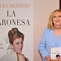 Nieves Herrero en la presentación de su novela 'La Baronesa'