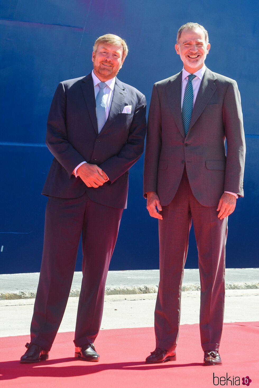 El Rey Felipe VI y Guillermo Alejandro de Holanda en Algeciras