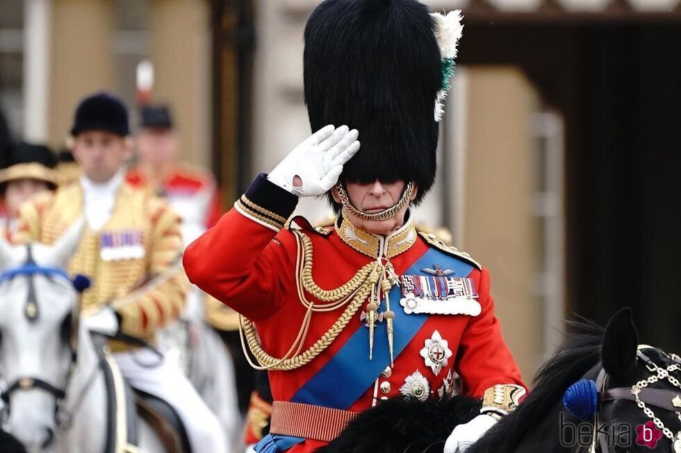 El Rey Carlos III en el Trooping the Colour 2023