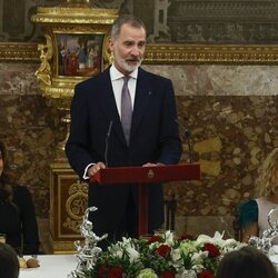 El Rey Felipe VI en su discurso en el almuerzo a los Reyes de Jordania en el Palacio Real
