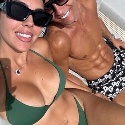 Cristiano Ronaldo y Georgina Rodríguez de vacaciones en Cerdeña