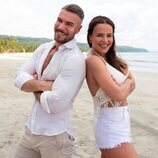 Marta Peñate y Tony Spina, concursantes de 'Vaya vacaciones'