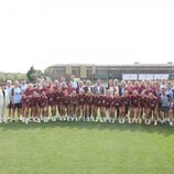 La Reina Letizia con la Selección Nacional Femenina de Fútbol