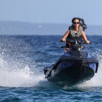 Victoria Federica en moto acuática en Ibiza