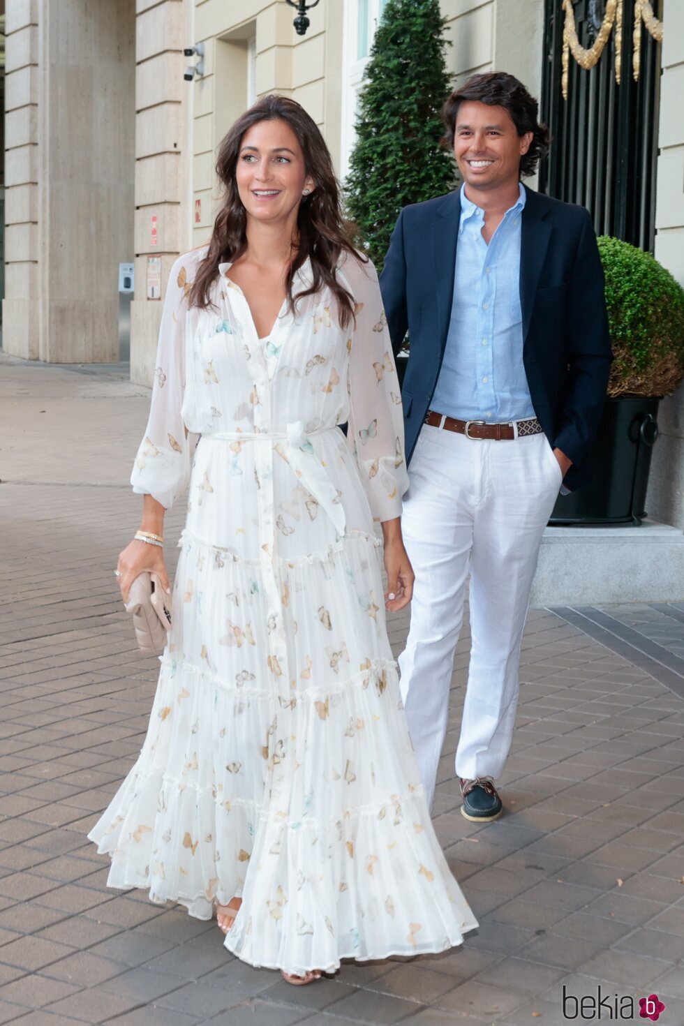 Álvaro Castillejo y Cristina Fernández en la fiesta preboda de Tamara Falcó e Íñigo Onieva