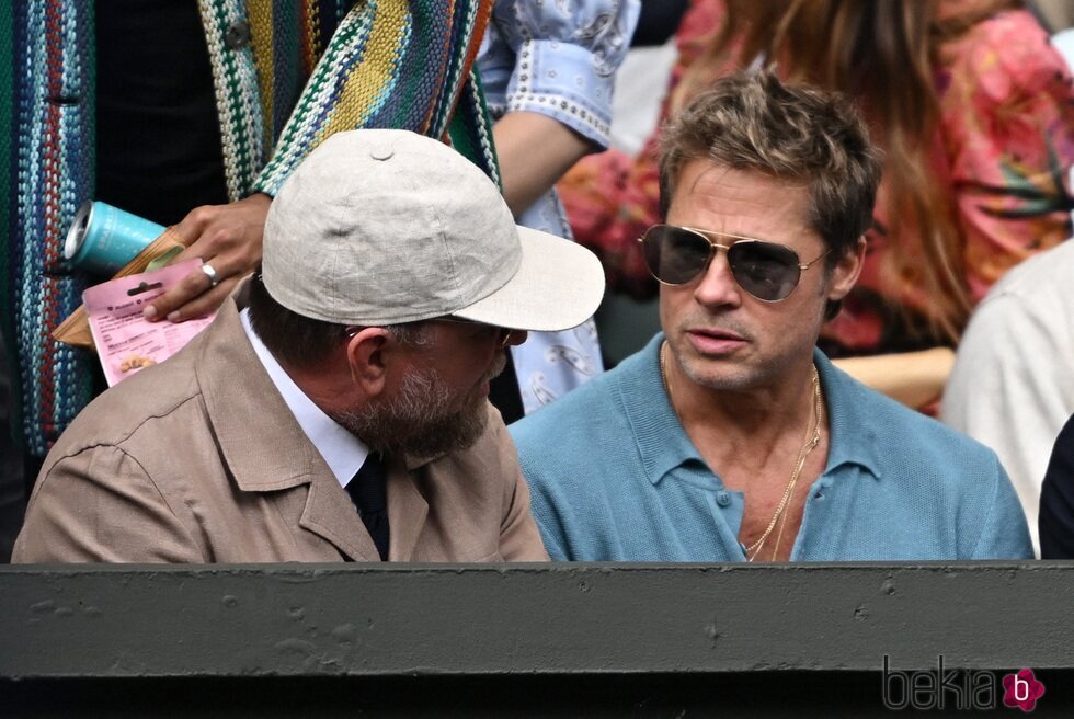 Brad Pitt no se pierde la final de Wimbledon 2023