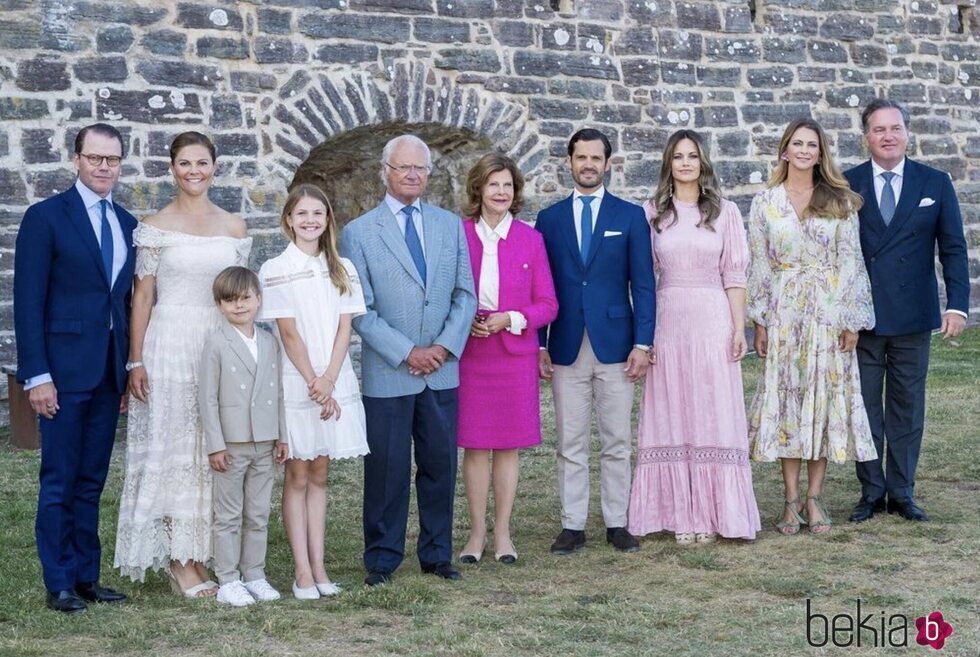 La Familia Real Sueca en la celebración del 46 cumpleaños de Victoria de Suecia