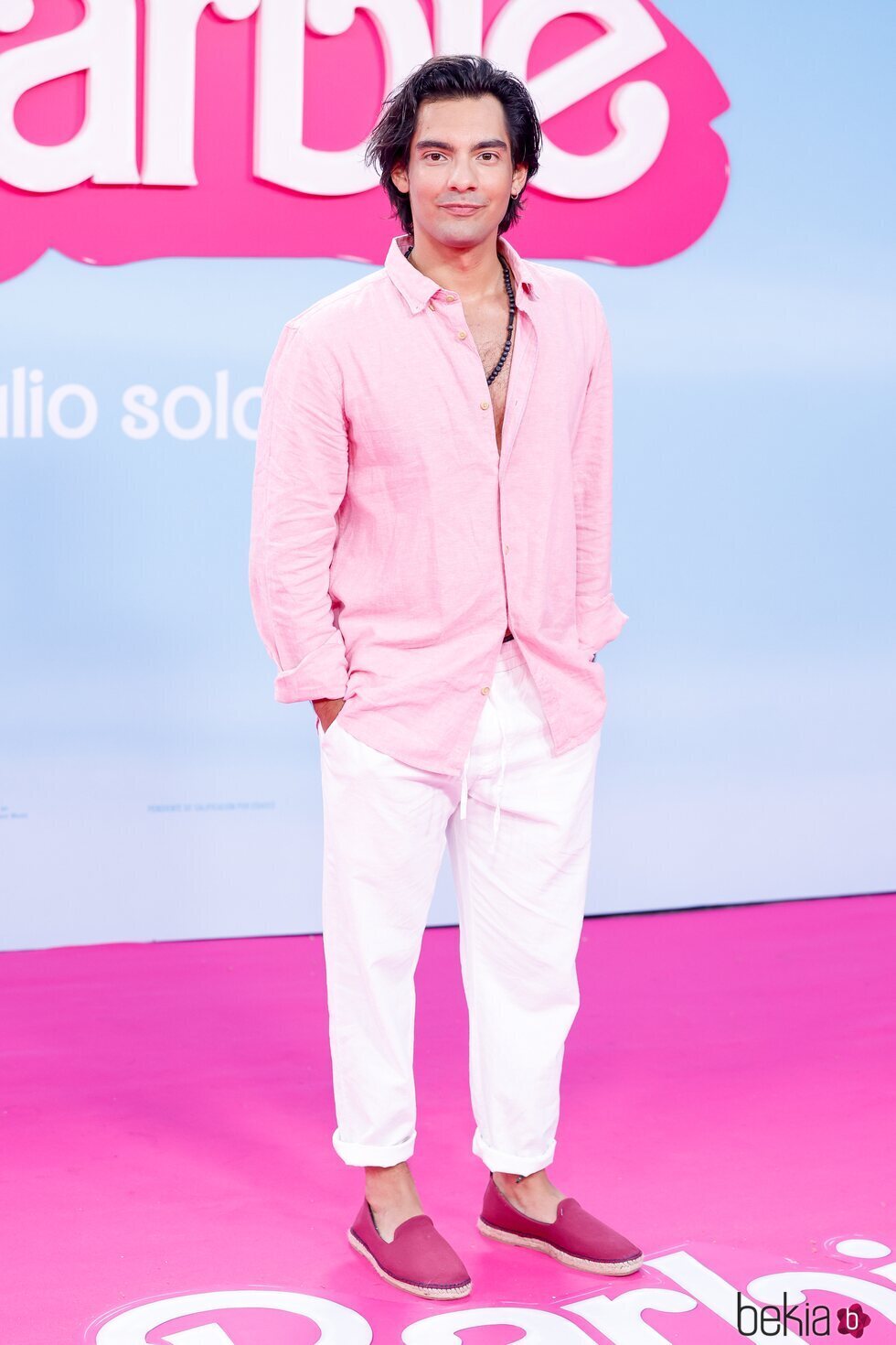 Alejandro Reyes en la premiere de 'Barbie' en Madrid