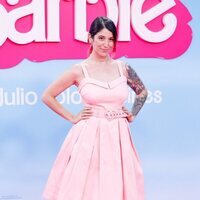 Bely Basarte en la premiere de 'Barbie' en Madrid