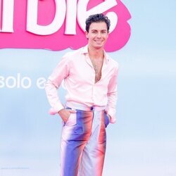 Alfred García en la premiere de 'Barbie' en Madrid