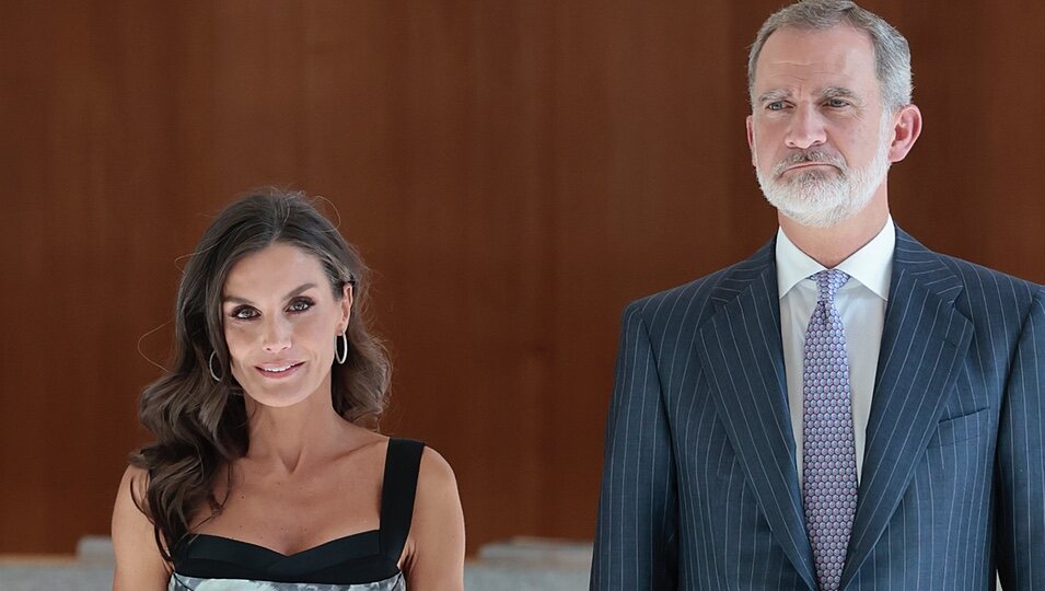 La Reina Letizia y el Rey Felipe VI acuden a la inauguración de las Colecciones Reales