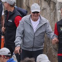 El Rey Juan Carlos en Sanxenxo en su tercera visita a España