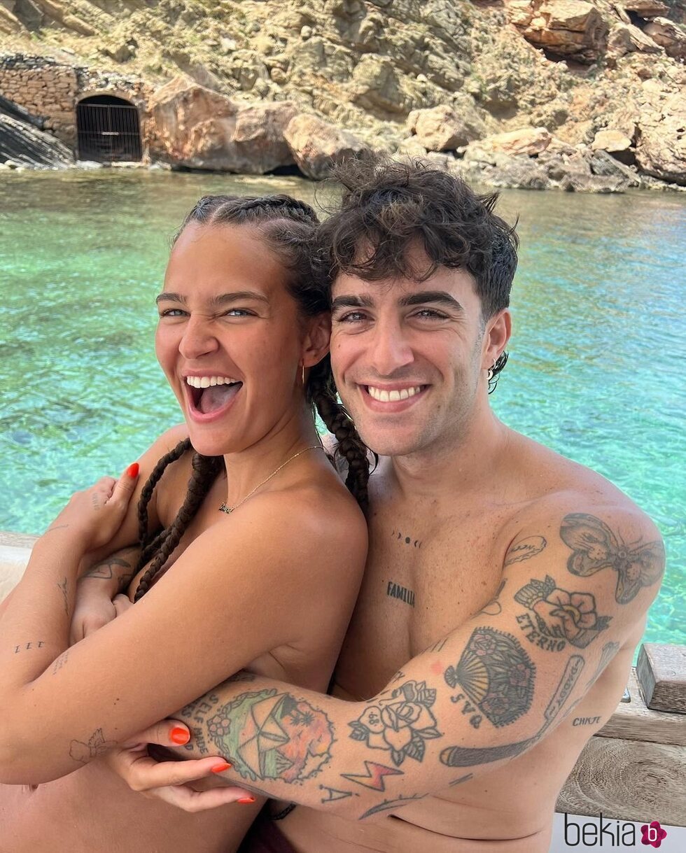 Laura Escanes y Álvaro de Luna en sus vacaciones en Menorca