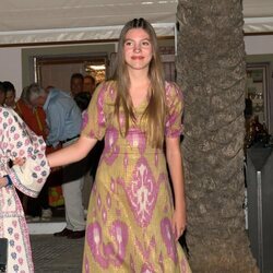 La Infanta Sofía con un vestido de Babbaki en una cena en Mallorca